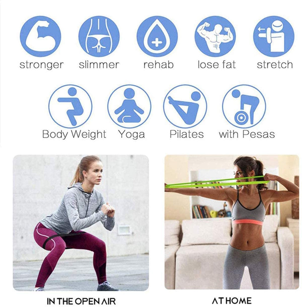 Resistance Exercise Bands 5pcs - Amazing Grace Alignment