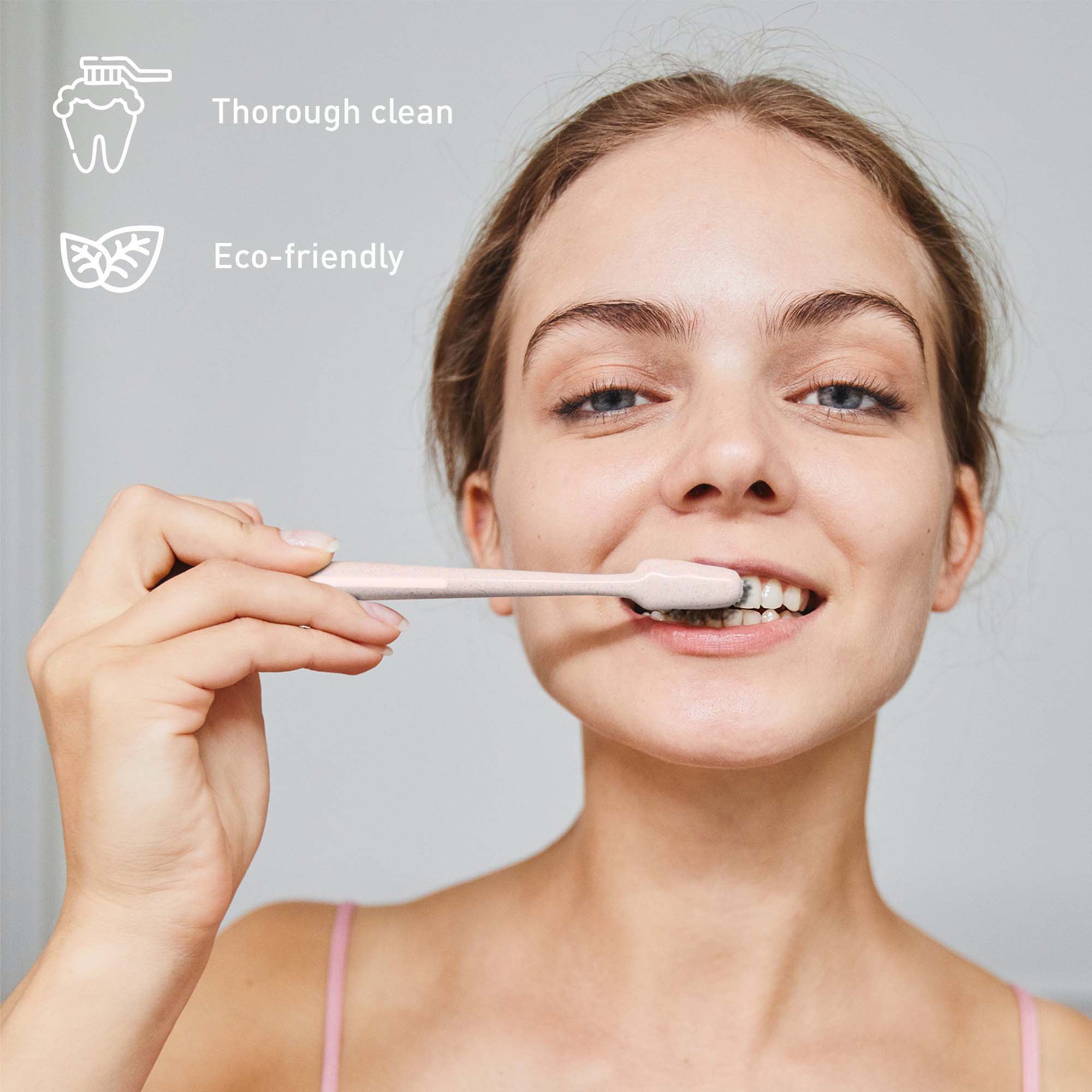 Eco Friendly Wide Brush Head Deep Clean Toothbrush - Amazing Grace Alignment