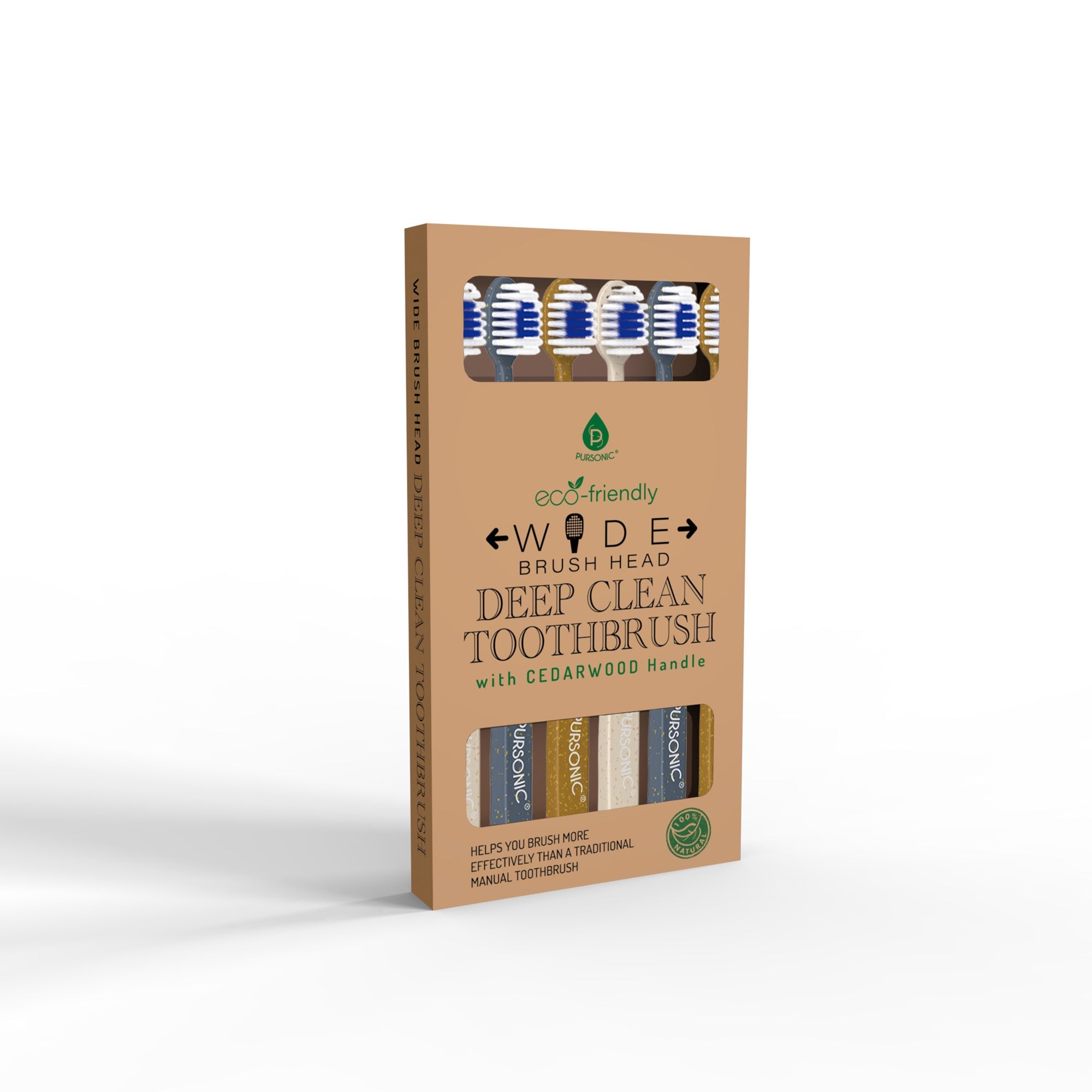 Eco Friendly Wide Brush Head Deep Clean Toothbrush - Amazing Grace Alignment