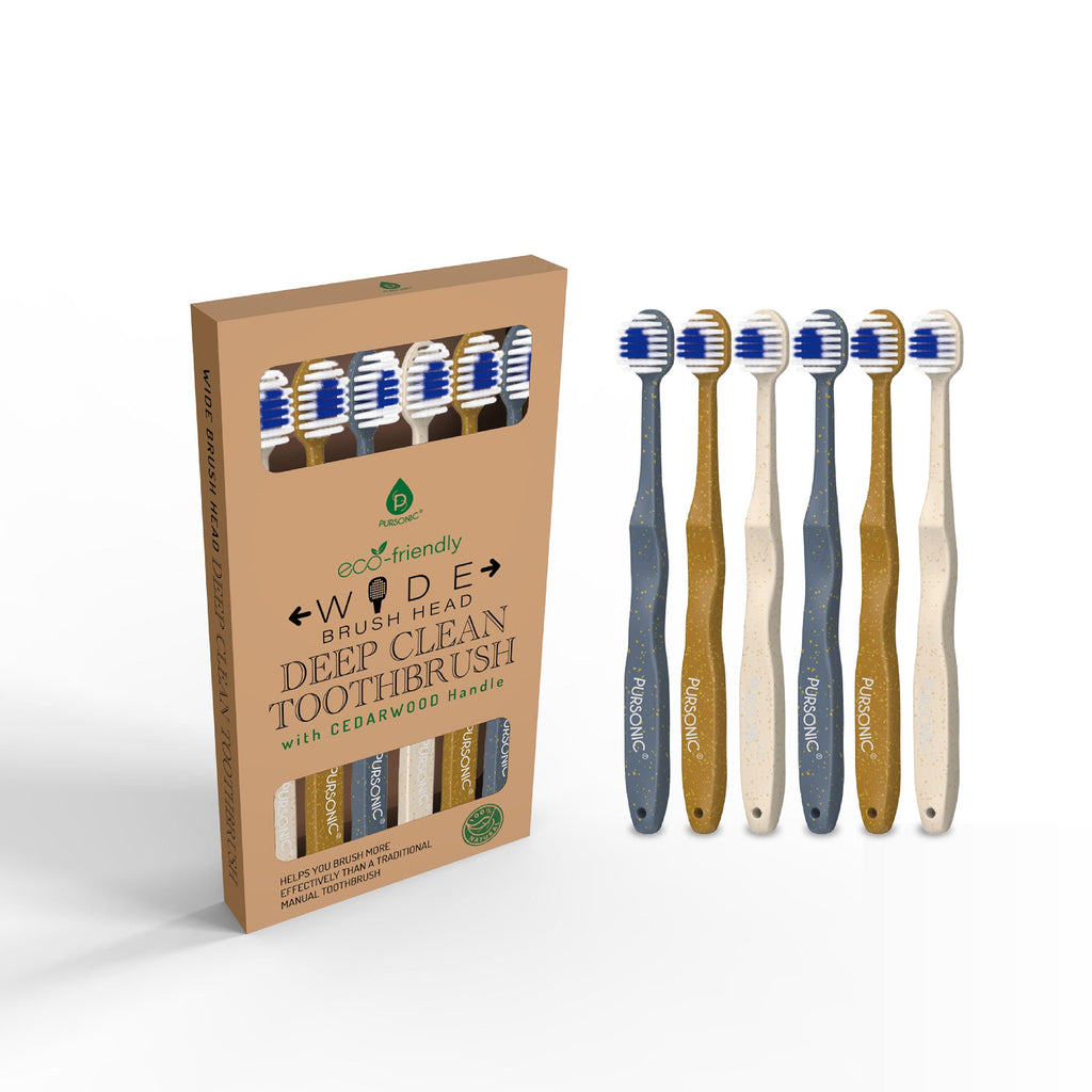 Eco Friendly Wide Brush Head Deep Clean Toothbrush - Amazing Grace Alignment