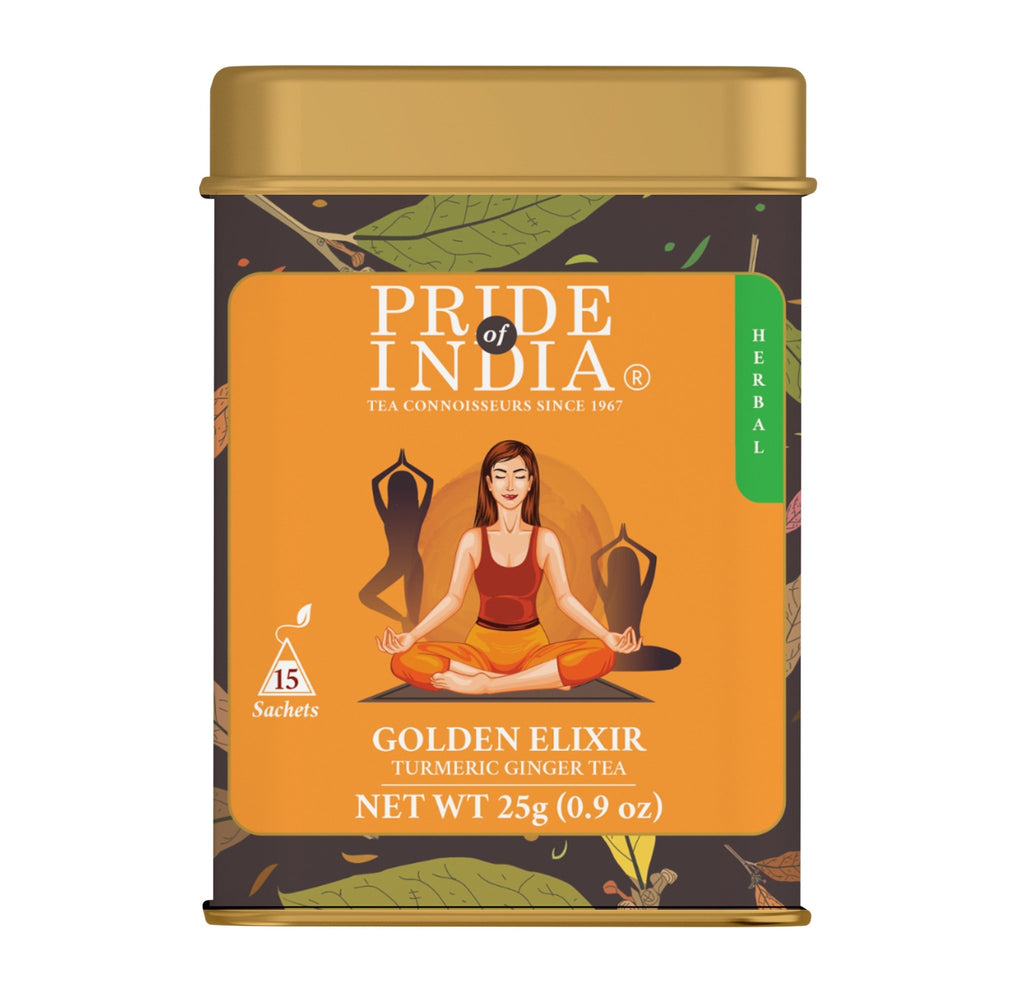 Golden Elixir - Turmeric Ginger Tea Bags - Amazing Grace Alignment