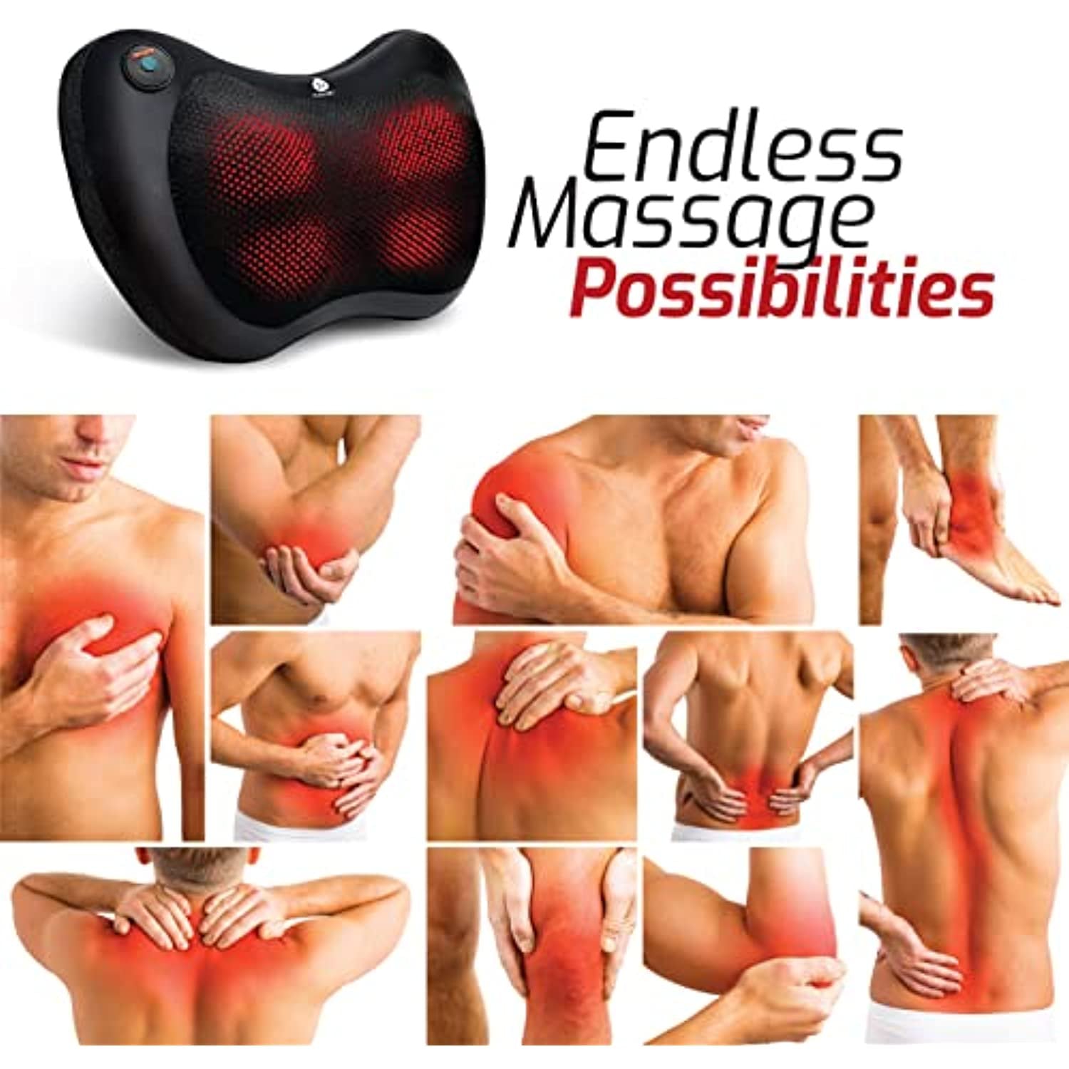 Shiatsu Heating Neck & Back Massager - Amazing Grace Alignment