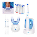 Pursonic Advanced Smile Care Bundle – LED Whitening Kit, Whitening Strips, & Electric Toothbrush - Amazing Grace Alignment