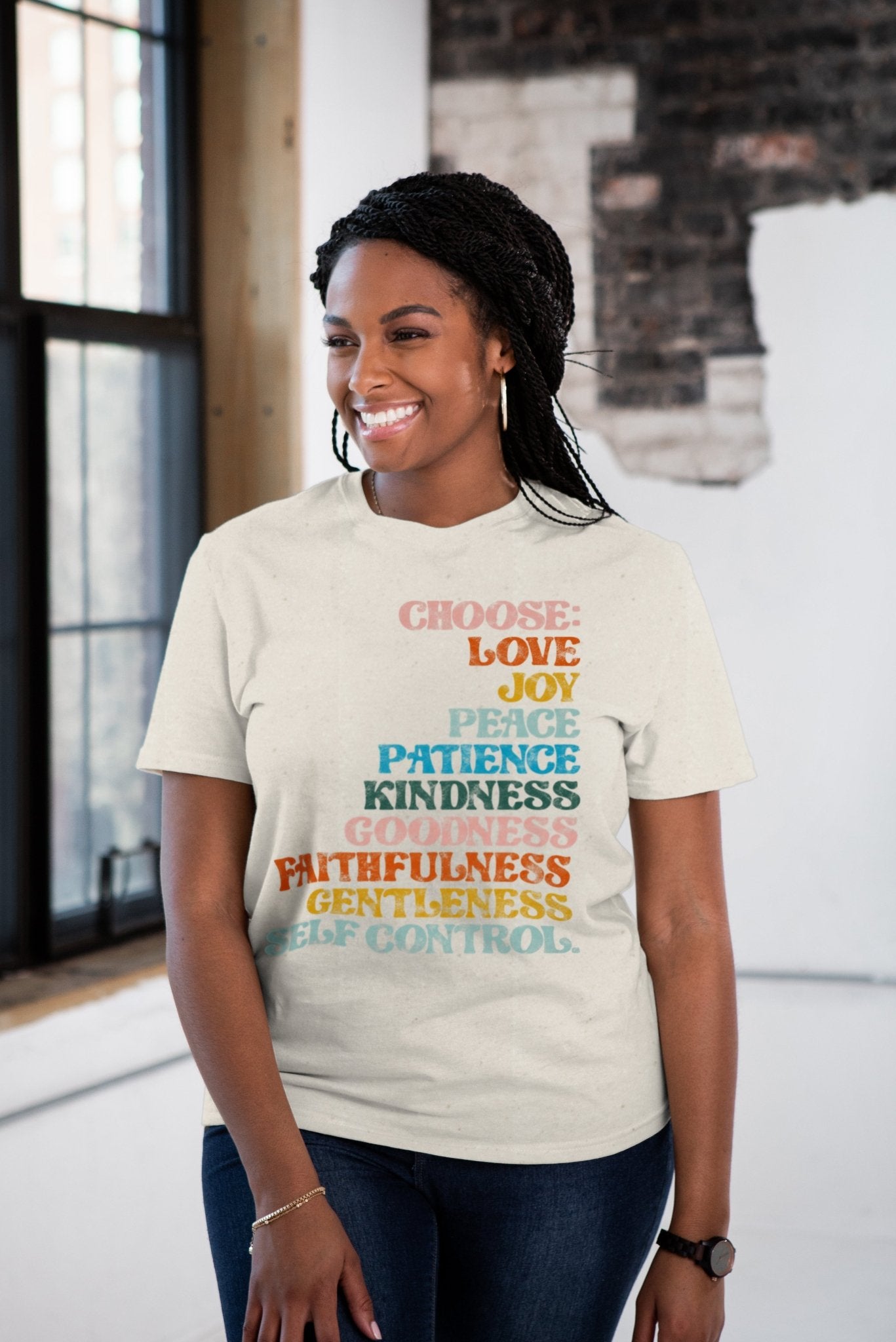 Fruit of the Spirit Unisex Eco - Cotton Tee - Amazing Grace Alignment