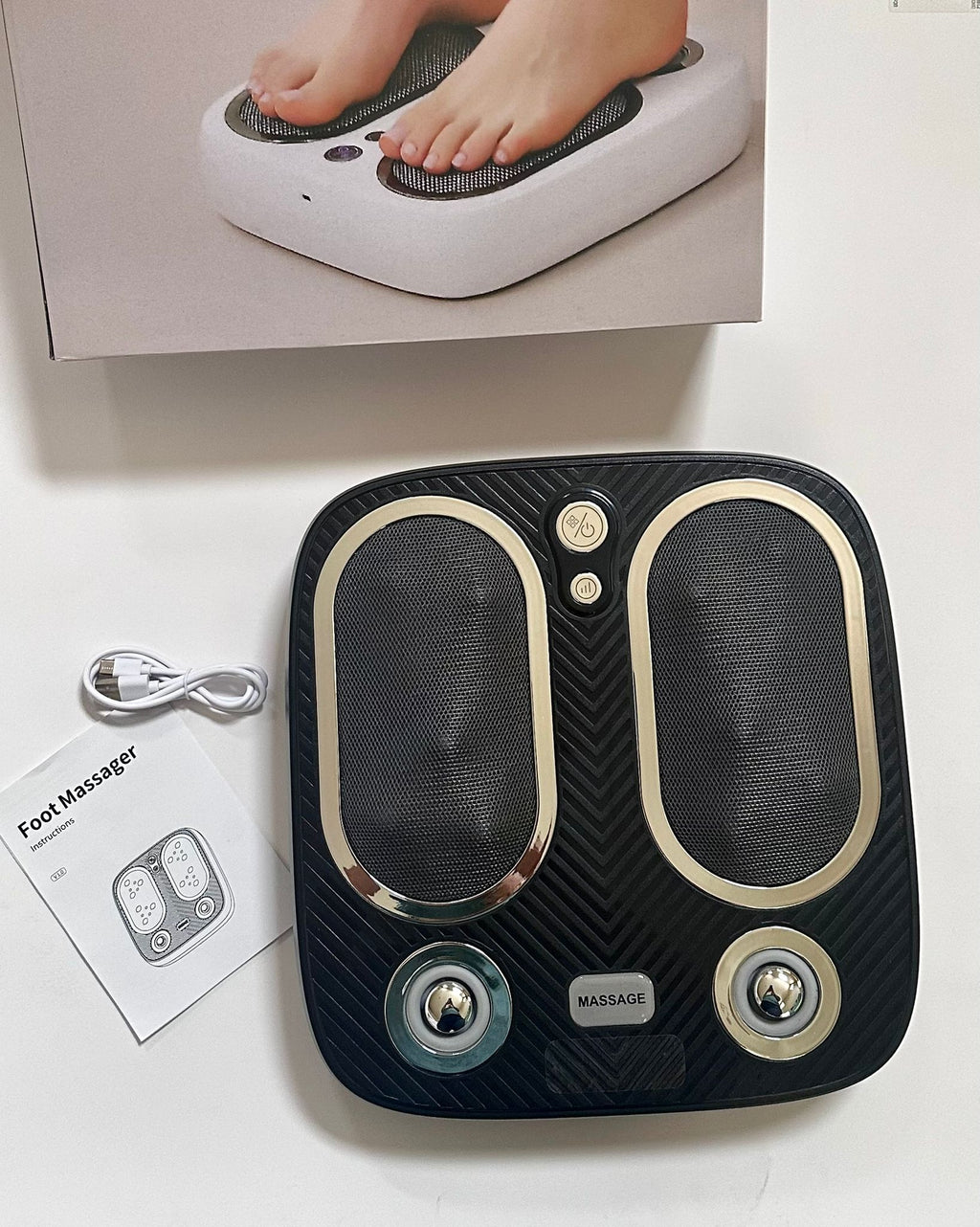Stress & Pain Relief Foot Massager w/Heat - Deep Tissue, Circulation & Relaxing - Amazing Grace Alignment