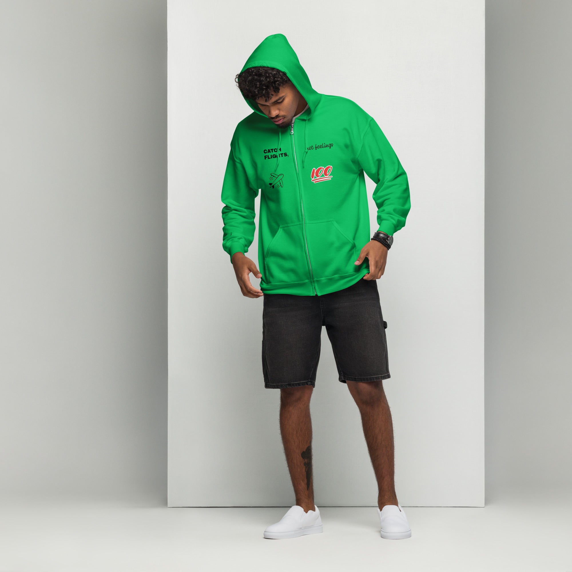 Catch Flights Not Feelings - Unisex Hoodie Designed by Grace W. - Amazing Grace Alignment